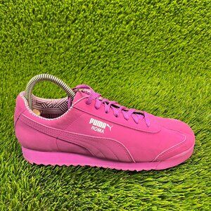 Puma Roma Nm Girls Size 6Y Pink Running Casual Walking Shoes Sneakers